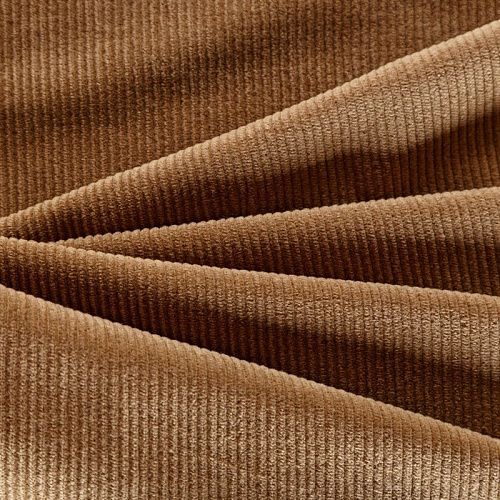 Вельвет 008-05769 коричневый однотонный