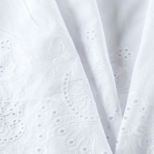 Шитье 067-08158 белый однотонный