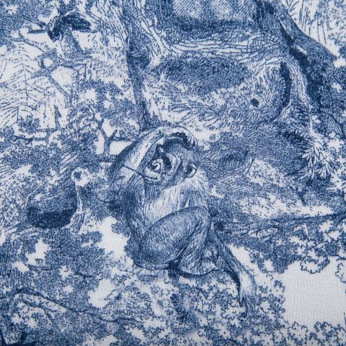 Джерси 014-20002 белый принтованный