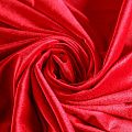 Бархат стрейч К25-555 винно-красный однотонный