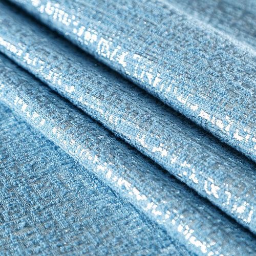 Твид с люрексом 052-08453 голубой