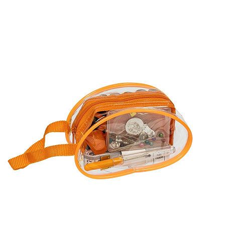 Набор для шитья BLITZ 10х6х5 см в прозрачной сумке НШ-029