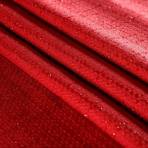 Твид шанель 052-05385 красный однотонный