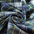 Шерсть К12-153 сине-зеленая клетка