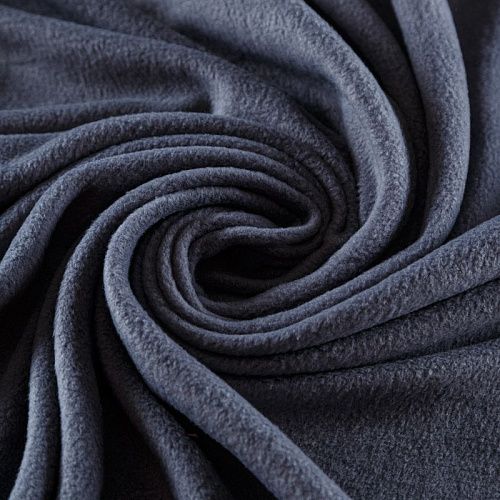 Флис 061-09174 серый однотонный