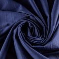 Хлопок-вуаль К28-409 черно-синий однотонный