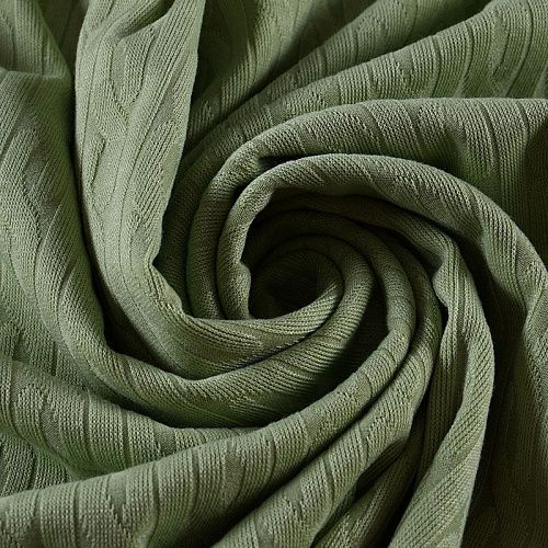 Трикотаж 056-10481 салатовый однотонный