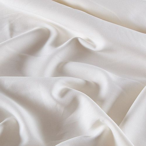 Вискоза костюмно-плательная Сафари 009-13874 молочный однотонный