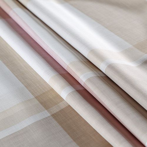 Тюль лен Т477-01-09 белый принтованный