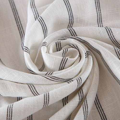 Лен-вискоза 035-18330 белый принтованный