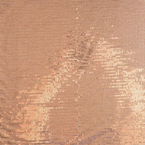 Ткань с пайетками К33-1011 бронзовый однотонный