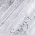 Тюль сетка с вышивкой 529-01-240 молочный