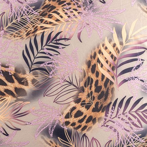 Вискоза "Лоренцо" 036-01527 песочно-бежевый принтованный