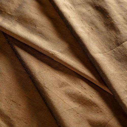 Дикий шелк 016-04905 бронзово-коричневый однотонный